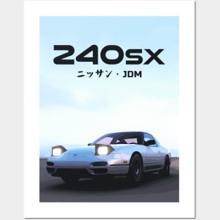 Silver 240SX Posters and Art